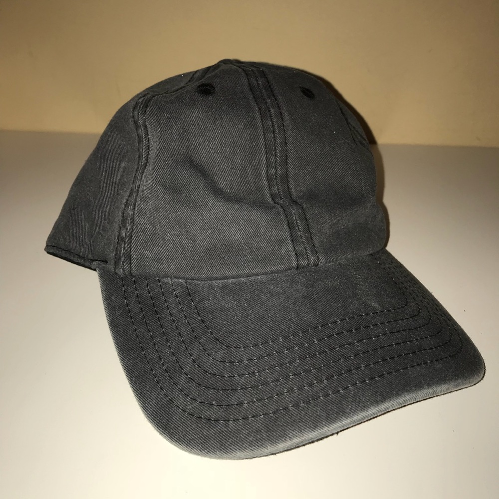 Faded Gray Hat with Strap